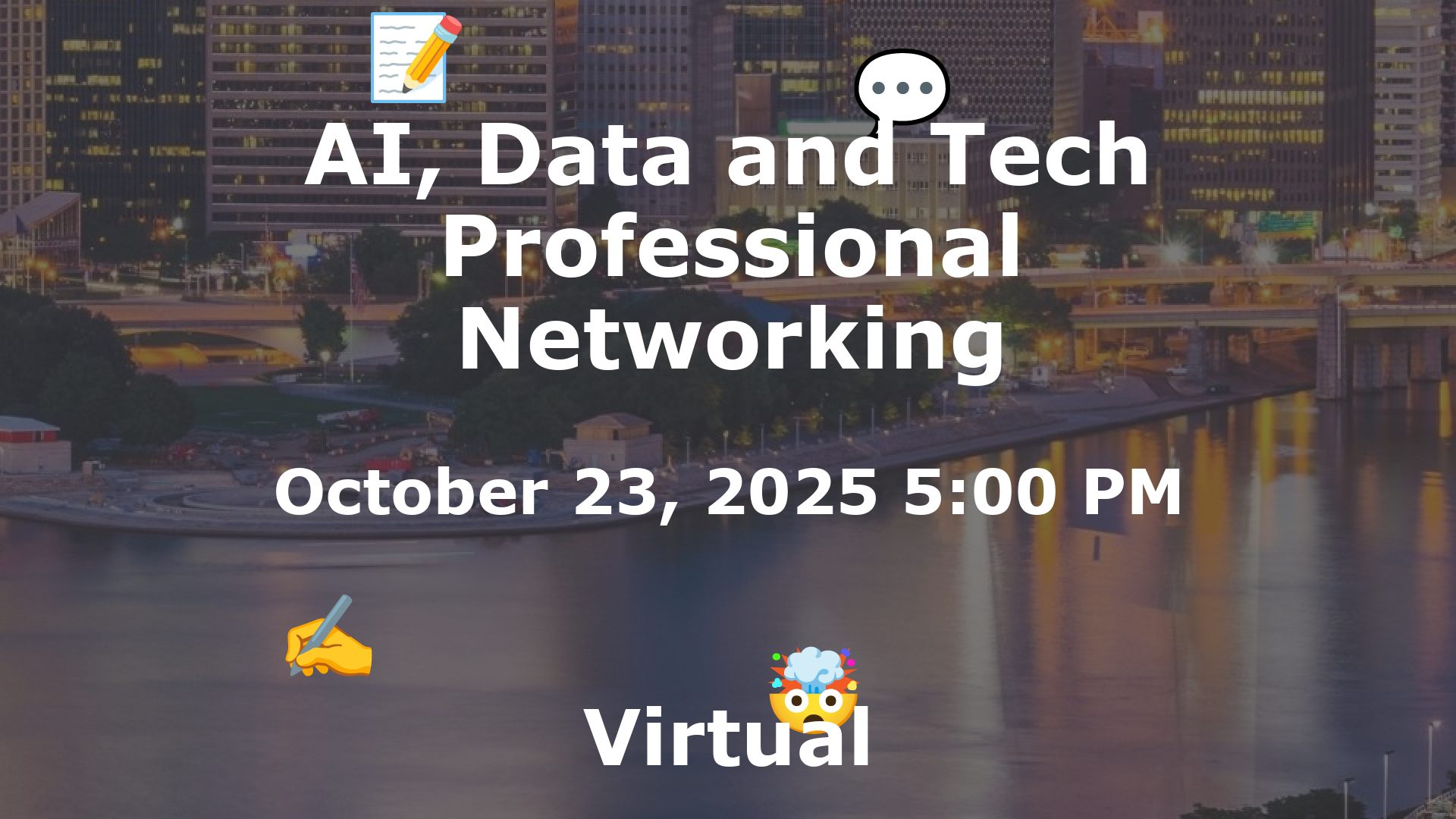 AI, Data and Tech Professional Networking event image